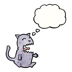 angry cat cartoon