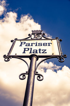 Pariser Platz In Berlin, Germany