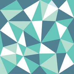 Fototapeta premium green tone low polygon pattern