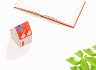 Fototapeta premium Model house and Book