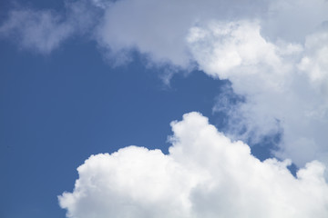 Blue sky and clouds