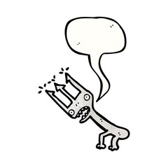 cartoon fork