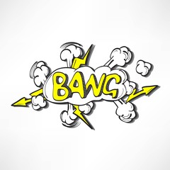 Comic book explosion