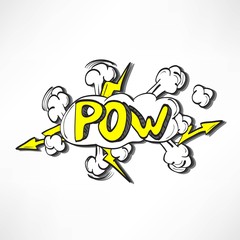 Comic book explosion