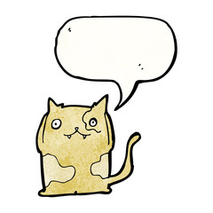 funny cartoon cat
