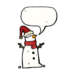 snowman cartoon