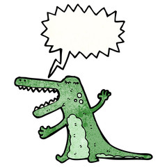 cartoon crocodile