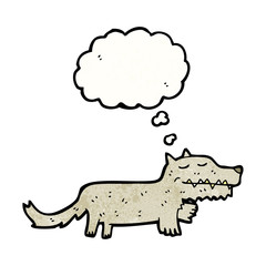 cartoon wolf