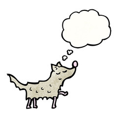 cute little dog cartoon