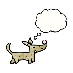 cute little dog cartoon