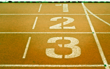 Start and Finish point of race track