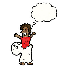 man in ghost costume cartoon