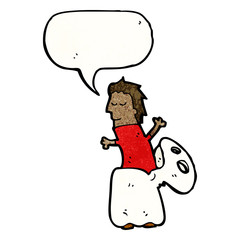 cartoon ghost costume