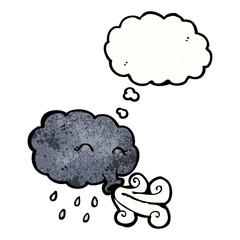 cloud with thought bubble