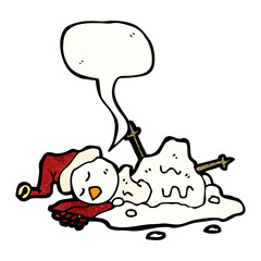 Retro cartoon with texture. Isolated on White.