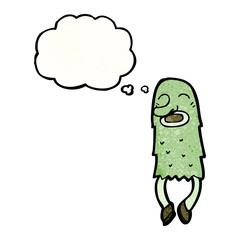 funny monster cartoon
