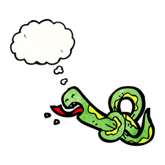 knotted snake cartoon