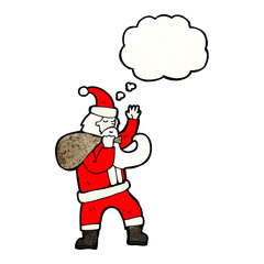 cartoon santa claus
