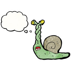 cartoon snail