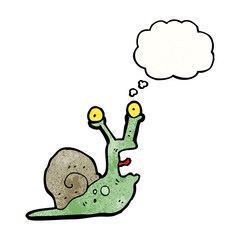 cartoon snail