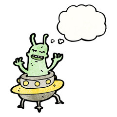 cartoon alien