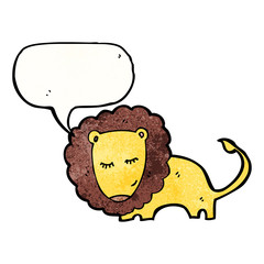 cartoon lion
