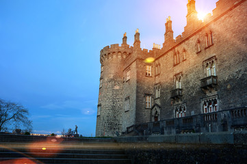 Kilkenny Castle and gardens in autumn - Ireland