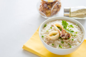 rice porridge with shrimp