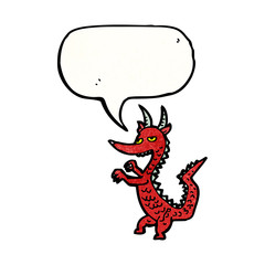 cartoon little dragon