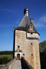 Fototapeta na wymiar Tour Saint Jean du Château de Touffou