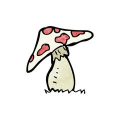 cartoon toadstool