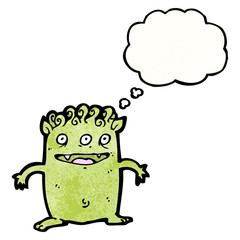 friendly alien cartoon character