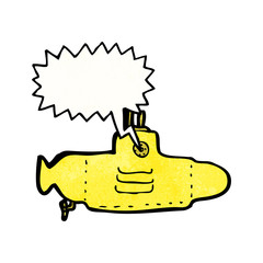 yellow submarine cartoon