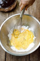 Eggs and flour