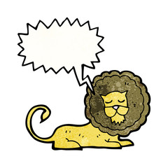 cartoon lion