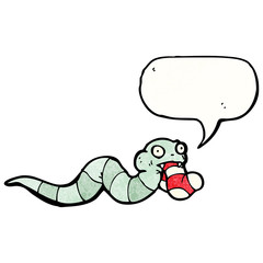 cartoon hungry snake