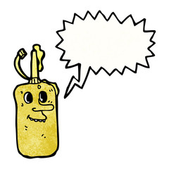 cartoon mustard bottle