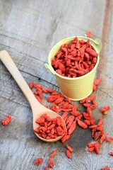 Red dried goji berries