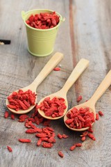 Obraz na płótnie Canvas Red dried goji berries
