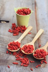 Red dried goji berries