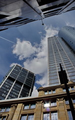 Obraz premium skyscrapers in Frankfurt, Germany