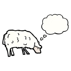 cartoon sheep