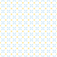 Fototapeta premium Simple seamless pattern in retro colors