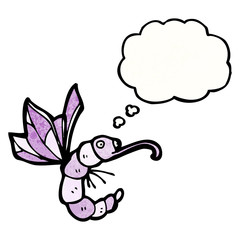 funny cartoon caterpillar