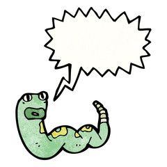 cartoon hissing snake