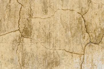 Beautiful old wall with cracks and texture