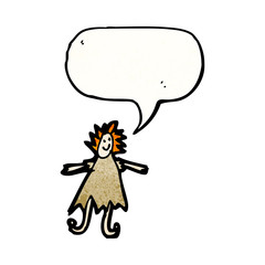 child's drawing of a rag doll