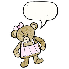 cartoon teddy bear