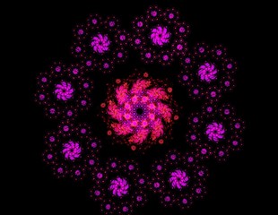 Sci fi futuristic user interface. Abstract illustration.