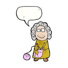 child's drawing of an old woman
